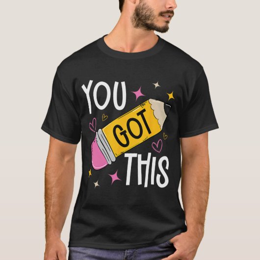 De dag dat je deze Schattigee potloodleraar grappi T-shirt (Voorkant)