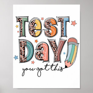 De dag dat je deze ster Motivatie leraar hebt late Poster