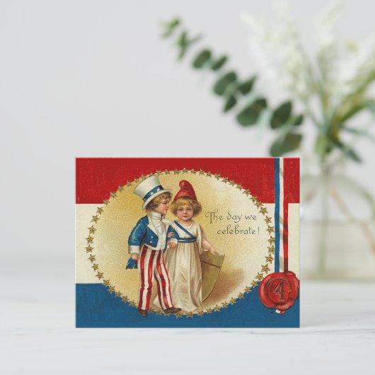 De dag dat we 4 juli Kaarten vieren (Staand voorkant)