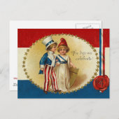 De dag dat we 4 juli Kaarten vieren (Voorkant / Achterkant)