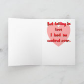 De dag dat we elkaar ontmoetten was het lot, vrien feestdagen kaart (Binnen)