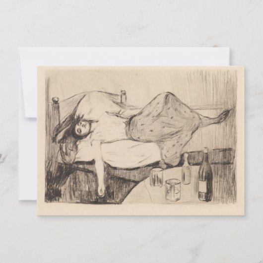 De Dag Erna (door Edvard Munch) Kaart (Voorkant)