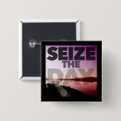 De dag in beslag nemen vierkante button 5,1 cm (Voorkant /achterkant)