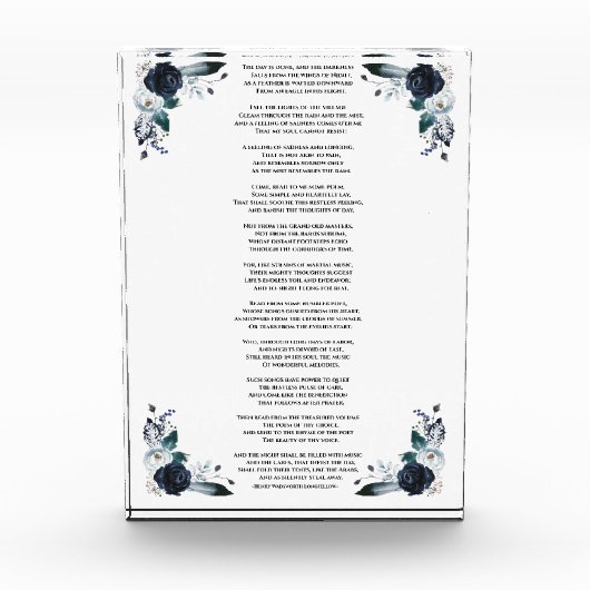 De dag is voorbij, lang geleden. fotoblokken (Voorkant)