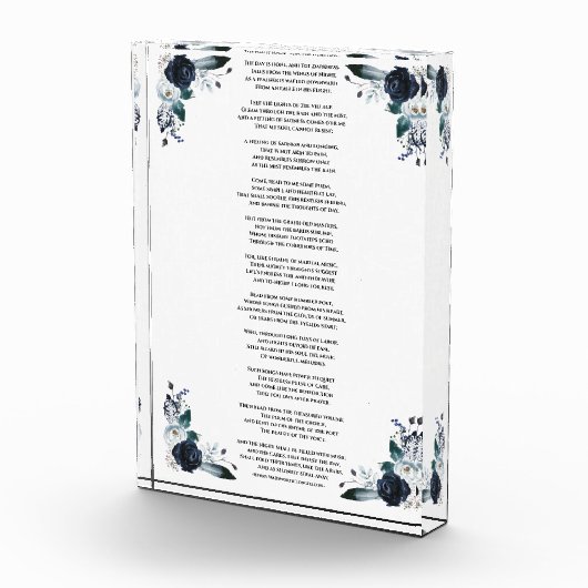 De dag is voorbij, lang geleden. fotoblokken (Rechts)