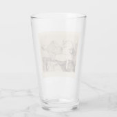 De dag na (door Edvard Munch) Glas (Achterkant)