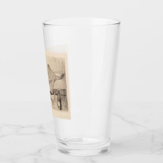 De dag na (door Edvard Munch) Glas (Links)