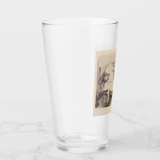 De dag na (door Edvard Munch) Glas (Rechts)