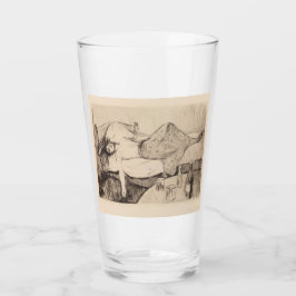 De dag na (door Edvard Munch) Glas