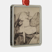 De dag na (door Edvard Munch) Metalen Ornament (Rechts)