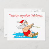 De dag na Kerstmis Feestdagenkaart (Voorkant / Achterkant)