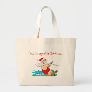 De dag na Kerstmis Grote Tote Bag