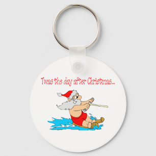 De dag na Kerstmis Sleutelhanger