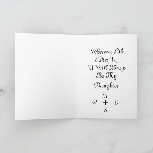 De Dag van afstuderen Kaart (Binnen)