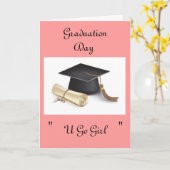 De Dag van afstuderen Kaart (Gele Bloem)