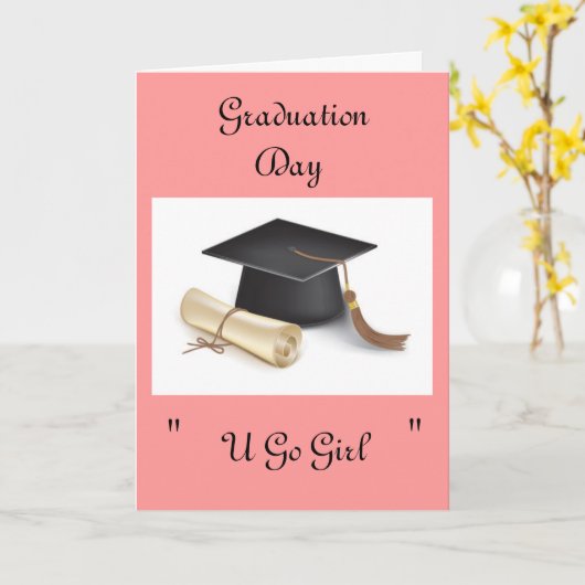 De Dag van afstuderen Kaart (Gele Bloem)