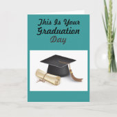 De Dag van afstuderen Kaart (Voorkant)