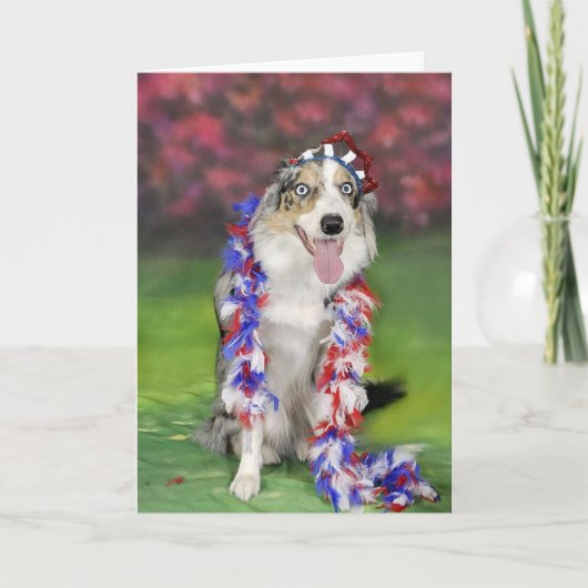 De Dag van border collie Notecard~Memorial Kaart (Voorkant)