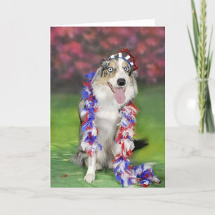 De Dag van border collie Notecard~Memorial Kaart