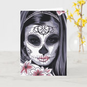 De Dag van Carnaval van het masker van de Dode Kaart (Gele Bloem)