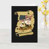 De Dag van Columbus Kaart (Gele Bloem)