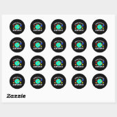 De Dag van de Aarde is mijn Dag van de Aarde Ronde Sticker (Vel)