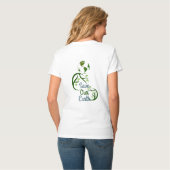 de dag van de aarde, sparen onze aarde, liefdesaar t-shirt (Achterkant volledig)