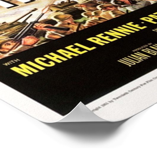 DE DAG VAN DE AARDE STOOD NOG STEEDS Hollywood Cul Poster (Hoek)