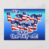 De Dag van de Arbeid Briefkaart (Voorkant)