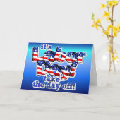 De Dag van de Arbeid en een Jongen Kaart (Gele Bloem)