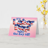 De Dag van de Arbeid en het meisje Kaart (Gele Bloem)