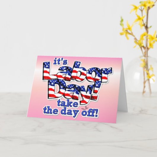 De Dag van de Arbeid en het meisje Kaart (Gele Bloem)