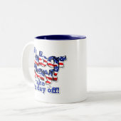 De Dag van de Arbeid Tweekleurige Koffiemok (Voorkant links)