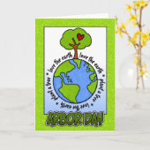 De Dag van de as Kaart (Gele Bloem)