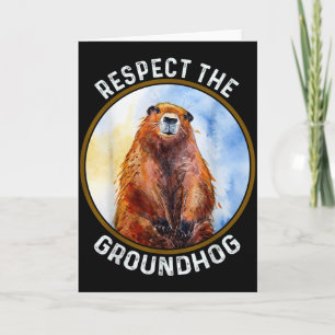 De Dag Van De Bosmarmot Respecteer De Bosmarmot  Kaart