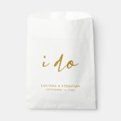 De dag van de bruiloft Elegant Minimale Eenvoudige Bedankzakje (Voorkant)