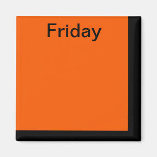 De Dag van de Code van de kleur van Week Magnet he