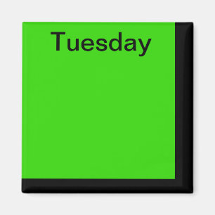 De Dag van de Code van de kleur van Week Magnet he