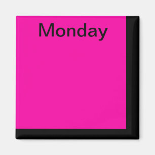 De Dag van de Code van de kleur van Week Magnet he