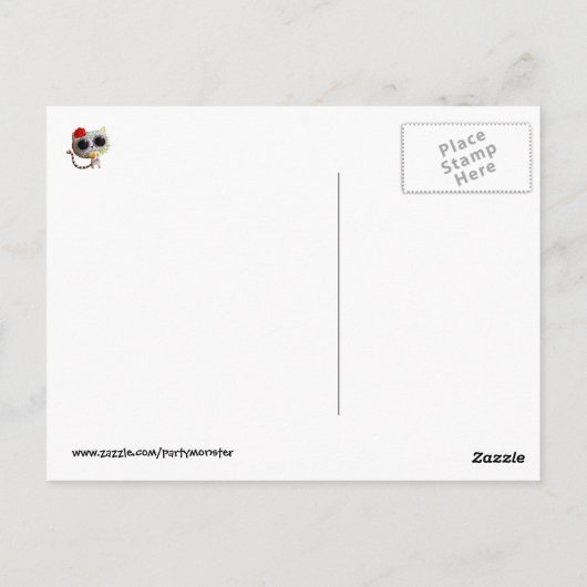 De dag van de dode koffer briefkaart (Achterkant)