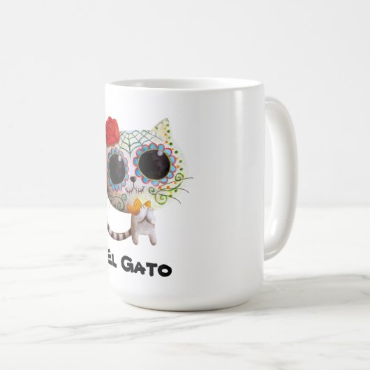 De dag van de dode koffer koffiemok (Voorkant rechts)