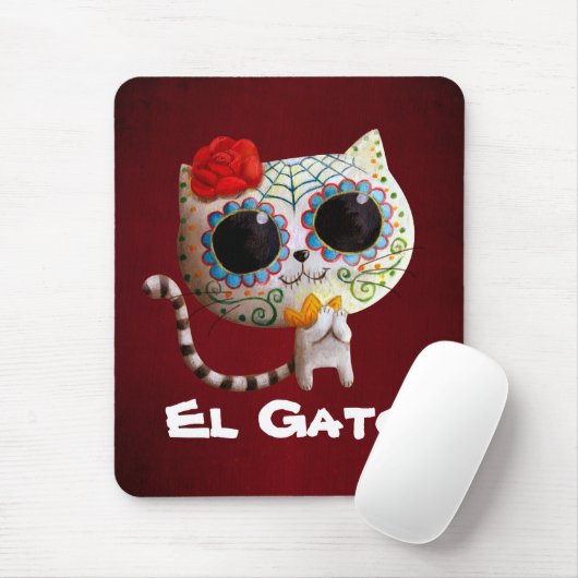 De dag van de dode koffer muismat (Met muis)