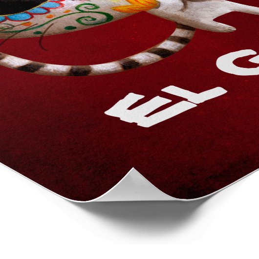 De dag van de dode koffer poster (Hoek)