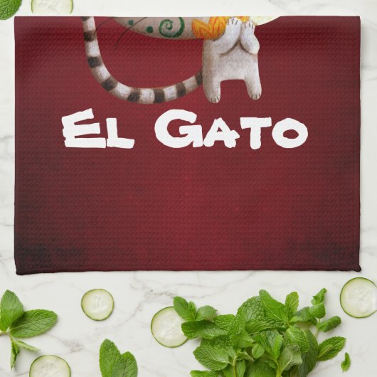 De dag van de dode koffer theedoek (Gevouwen)