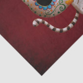 De dag van de dode koffer tissuepapier (Detail)