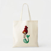 De dag van de dode Miss Mermaid Tote Bag (Voorkant)