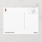 De dag van de dode rode slechthout briefkaart (Achterkant)