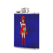 De dag van de dode rode slechthout heupfles (Links)