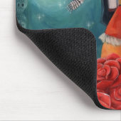 De dag van de dode skeletovers muismat (Hoek)