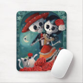 De dag van de dode skeletovers muismat (Met muis)